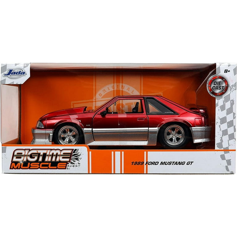 Free Shipping! JADA TOYS 1989 Ford Mustang Gt 1:24 Scale Die