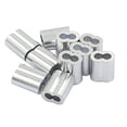 thumbnail image 4 of Cable para colgar fotos recubierto DGOL de 100 pies, cuerda de acero inoxidable 304 de 1/16 pulgadas (1,5 mm), núcleo estándar de 7x7, 100 pies con 10 fundas, 4 of 5