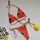 thumbnail image 4 of Gibobby Trajes de Natación para Mujer Traje de baño Ropa de playa Traje de baño Sólido Bikini de dos piezas Mujeres Vendaje Natación Trajes de baño Conju(Rojo,XL), 4 of 5