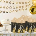 thumbnail image 5 of 50Pcs 40th Birthday Party Favors Gift Bags Bulk,Black and Gold Happy 40th Gift Candy Wrap Bags with Tissue Paper,Vintage 40th Birthday Decorations Souvenir Bag for Men Women Anniversary Supplies40th, 5 of 14