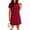 D Red, variant on Summer Dresses for Women Short Sleeve Polo Casual T Shirt Dress Beach Sundresses with Pockets,Mother's Day,Pink,XL