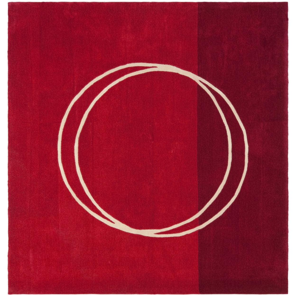 SAFAVIEH Rodeo Drive Malandra Geometric Wool Area Rug, Multi, 8' x 8' Square