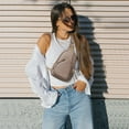 thumbnail image 2 of Kattee Sling Bag for Women, Leather Fanny Packs Crossbody Purse, Small Chest Bag with RFID Blocking, 2 of 7