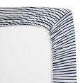 thumbnail image 3 of American Baby Company 2 Pack Printed 100% Natural Cotton Jersey Knit Fitted Contoured Changing Table Pad Cover, Travel Lite Mattress, Navy/Grey Stripes/Sports, Soft Breathable, Boys, 3 of 3