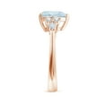 thumbnail image 3 of ANGARA Natural Heart-Shaped 1.8 ct Aquamarine Engagement Ring with Diamonds in 14K Rose Gold for Women (Size-9mm) | March Birthstone, Anniversary, Jewelry Gift for Women | Natural Aquamarine Ring, 3 of 10