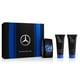 thumbnail image 1 of Mercedes-Benz 3.4oz EDT Spray, 3.4oz Gel de Ducha, 3.4oz After Shave Mercedes-Benz Man 3 Pc Gift Set Mercedes-Benz 3.4oz EDT Spray, 3.4oz Gel de Ducha, 3.4oz After Shave 3 Pc Gift Set, 1 of 5