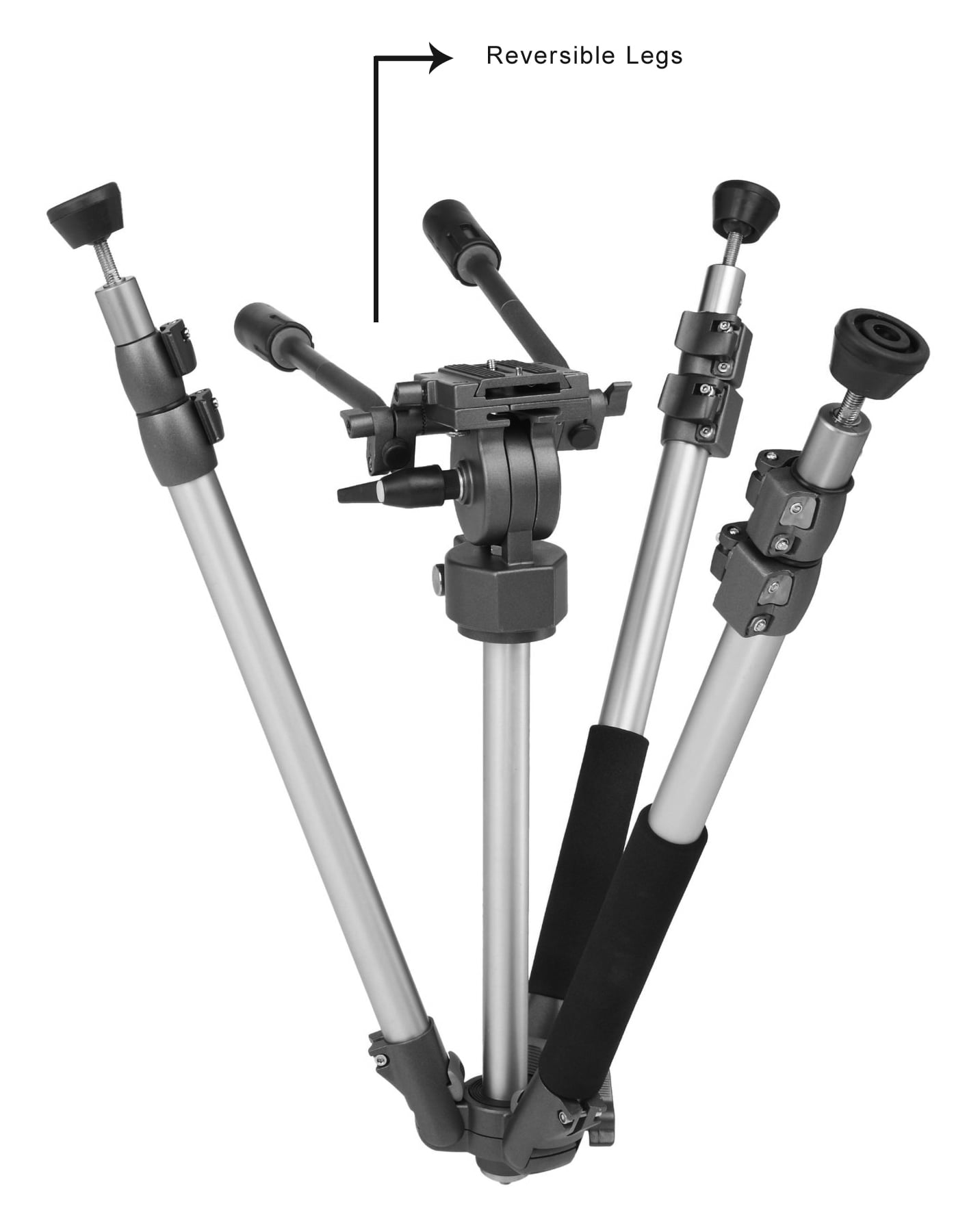 Bubble Level Professional Dual Handle Aluminum 67 Tripod for Canon GL2