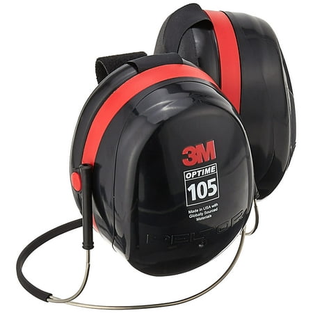 3M Peltor Optime 105 Behind-The-Head Earmuffs H10B