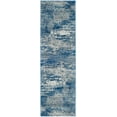 thumbnail image 3 of SAFAVIEH Evoke Frosina Abstract Runner Rug, Navy/Ivory, 2'2" x 7', 3 of 11