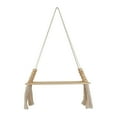 thumbnail image 1 of Rope Decorative Rack Wall Wooden Frame Crafts Display Rack, 1 of 8