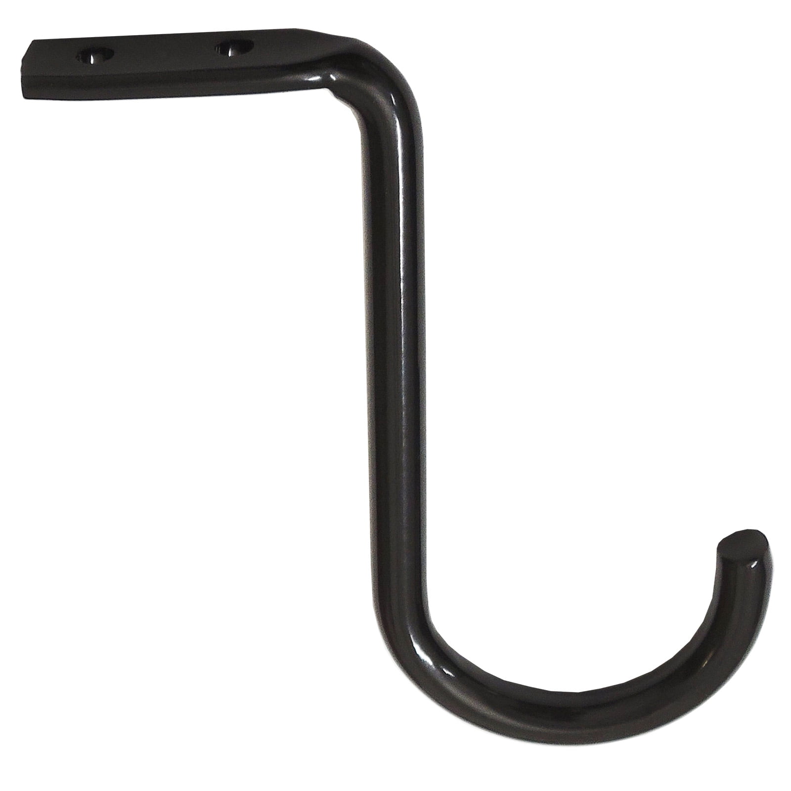 Black Closet Rod Center Support 1 Inch Heavy Duty Metal Wall Mount Rod Bracket Closet Rod Support Bracket Clothes Storage Hanger for Shelf Closet Rod (10pcs)