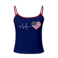 thumbnail image 6 of Rvusndi 2026 USA Tank Top Women USA Soccer Shirt Spaghetti Strap Tank Top 4th of July Sleeveless Patriotic Printed Summer Vest Tops Basic T Shirts for Beach Daily Wear, 6 of 6