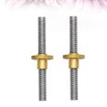 thumbnail image 3 of Jiandong T8 Lead Screw 2x 300mm Stainless Steel Threaded Rod Leadscrew with Nut for 3D Printer(11.81X0.31X0.31Inch), 3 of 11