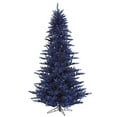 thumbnail image 1 of Vickerman 3' Sapin Artificiel Bleu Marine Non Allumé, 1 of 2