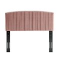 thumbnail image 4 of Modway Rebecca Performance Velvet Twin Headboard in Dusty Rose, 4 of 10