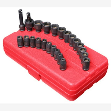 

Sunex 1818 1/4 Dr. 23 Pc. SAE & Metric Master Magnetic Impact Socket Set