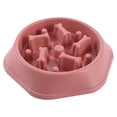 thumbnail image 3 of Plato de comida lenta para mascotas Gato Perro Anti asfixia Cachorro Alimentador Tazón de comida (Rojo) JShteea  Libre de BPA, 3 of 6