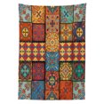 thumbnail image 3 of Ambesonne Talavera Tablecloth Rectangular Table Cover, Azulejo Tile Squares Art, 60"x84", Multicolor, 3 of 4