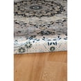 thumbnail image 4 of Contemporary Home Living 2.25' x 3.25' Persian Floral Medallion Area Throw Rug - Cream and Blue, 4 of 7