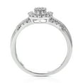 thumbnail image 3 of Vir Jewels 1/4 CTTW Lab Grown Diamond Engagement Ring in Sterling Silver Prong Size 8, 3 of 8