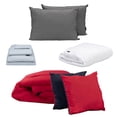 thumbnail image 1 of Edredón doble vista King Size Couzy + Sábanas Softy Platino + Cubre colchón Cloud + Almohada 2-Pack, 1 of 8