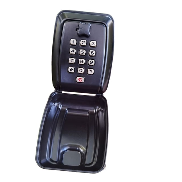 Key Box Wall Mounted Large Key Box Secure Waterproof Outdoor Key Box With 12 Code Rustproof Weatherproof Heavy Duty Key ,Easy to Use