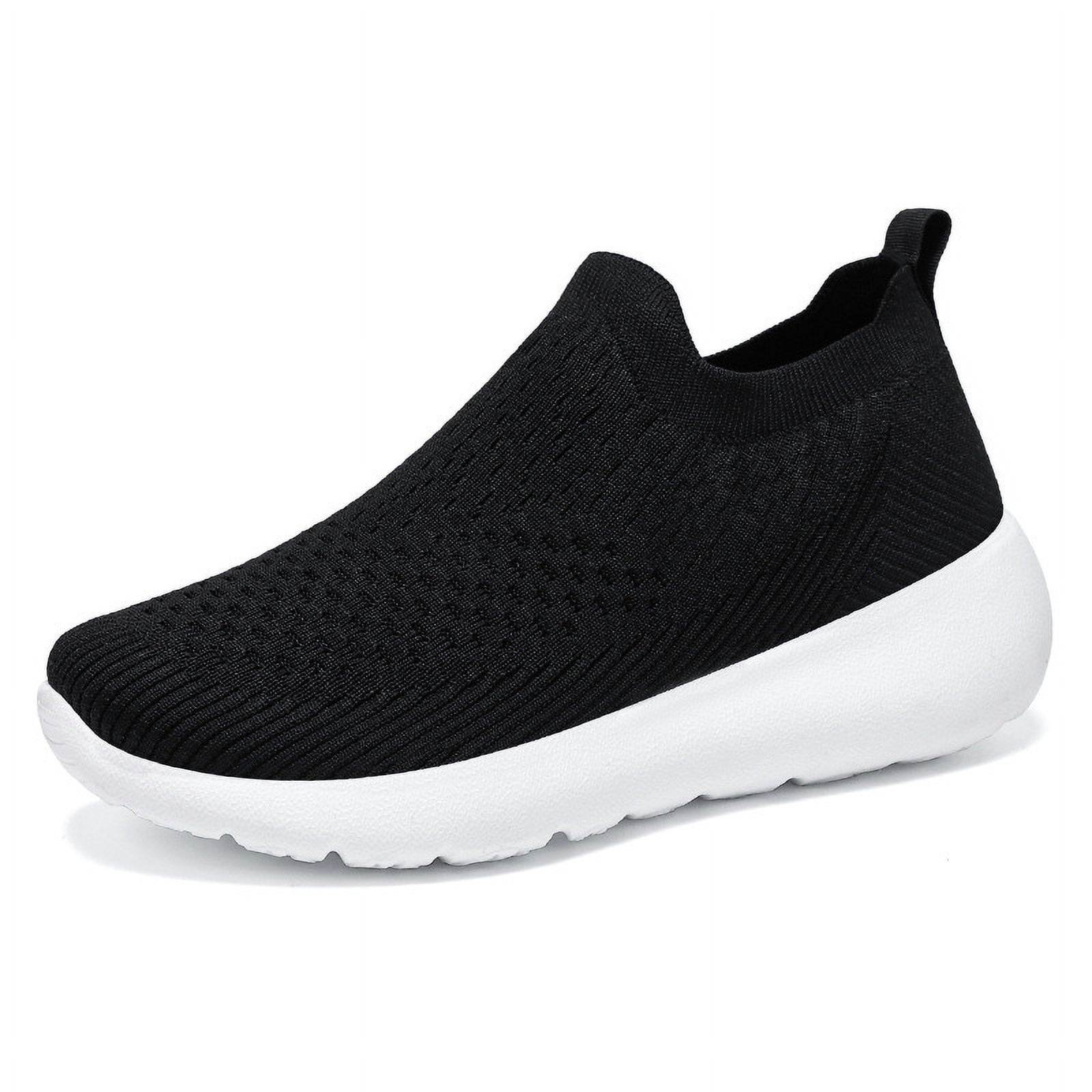 Breathable Mesh Running Shoes Women's Lightweight Slip-On Sneakers Comfortable Casual Tennis Shoes for Walking & Sports Casual Sneakers for Women and Men Couple Shoes