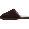 thumbnail image 5 of Snugrugs Men's Suede Mule Slipper with Wool Lining and Lightweight Sole - Brown - US 13, 5 of 7