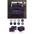 thumbnail image 2 of Grace Living Aashvi Crinkle Velvet 3pc Comforter Set - 2 Pillow Shams, 1 Comforter, 2 of 5