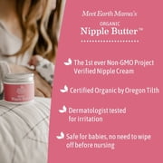 Earth Mama Organic Nipple Butter, Nipple Cream for Breastfeeding Mothers, 2 fl oz