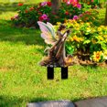 thumbnail image 2 of TIELUTT Halloween Garden Stakes 2D Flat Small Witch Girl/Pumpkin Man Decorative Stakes Outdoor Valentines Day Banners for Fireplace Organizer Containers Rabbit Cardigan for Girls Potting Tray Rabbit, 2 of 4