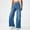 Navy, variant on Women's High-Waisted Pull-On Wide Leg Jeans, Stretchy Elastic Waist Baggy Straight Leg Denim Pants with Pockets, Casual Comfort Fit Trousers, 4 Colors, Sizes XS-XL