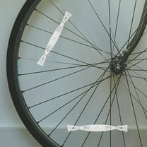 MIPCASE Bike Spoke Bicycle Reflectors Silver Engineering Plastic 1 Pair Cyclists Accessories