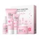 thumbnail image 1 of Set de cuidado de la piel JAPAN SAKURA Juegos de regalo de belleza Kit de cuidado de la piel con suero limpiador Crema para ojos Crema facial Kit de viaje para mujeres Mamá Esposa Adolescentes Niñas L, 1 of 5