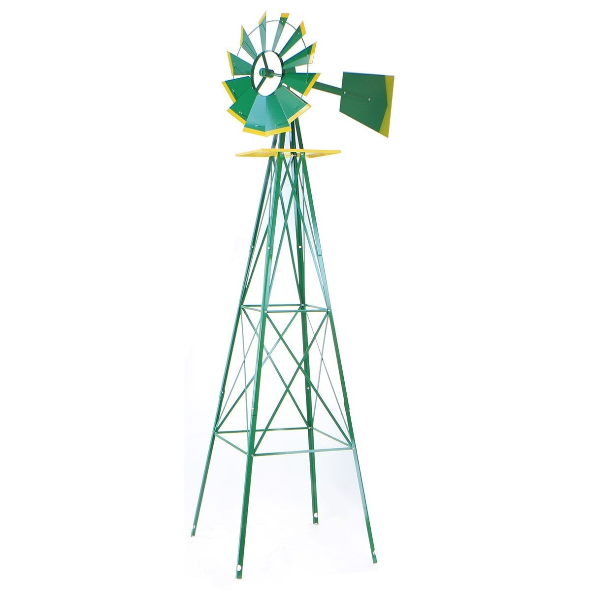 XtremepowerUS 8FT Green metal Windmill Yard Garden Wind Mill by XtremepowerUS