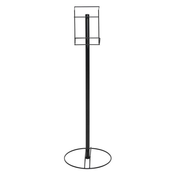 HUBERT® Disposable Single Glove Box Floorstand - 12"Dia x 35"H