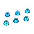 thumbnail image 2 of TEAM LOSI RACING 4mm Aluminum Serrated Lock Nuts, Blue (6), TLR336001 TEAM LOSI RACING TLR336001, 2 of 2