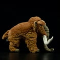 thumbnail image 4 of Realistic Mammoth Plush, Lifelike 12.9" Mammuthus Stuffed Animal, Soft Mammoth Plushies, Stuffed Toy, Cuddly Toys, 4 of 9