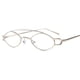 thumbnail image 3 of Gafas de sol shamjiam Clásico Unisexo Gafas Deportivas para golf de Pesca con Polígono Estructura Metálica Marco plano plateado luz, 3 of 6