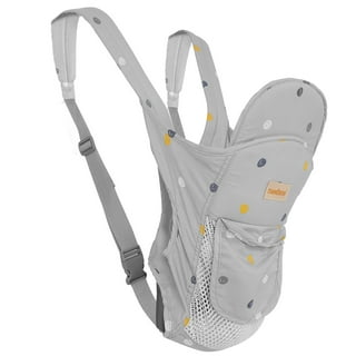 Baby Carrier, 6-in-1 Ergonomic Hipseat Carrier with Breathable Air Mesh,  Front and Back Hip Seat Carriers for 12-45 lbs Babies, Padded Shoulder  Strap for All Season 