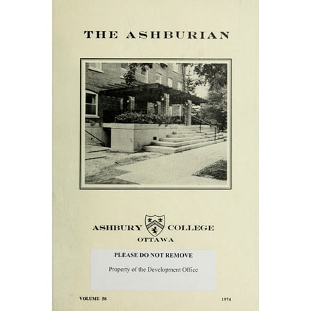 (Custom Reprint) Yearbook: 1974 Ashbury College - Ashburian Yearbook (Ottawa, Ontario Canada)