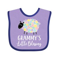 Inktastic Grammy Grandchild Lamb Boys or Girls Baby Bib