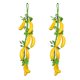 thumbnail image 2 of 2 piezas de colgante de plátano de fruta falsa colgante de plátano de simulación decoración, 2 of 4