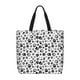 thumbnail image 1 of Fotbe Black Footprints Bolsa Tote con Estampado para Mujer, Bolsos con Cremallera, Bolsa de Hombro Casual de Gran Capacidad con Bolsillos Internos, 1 of 7