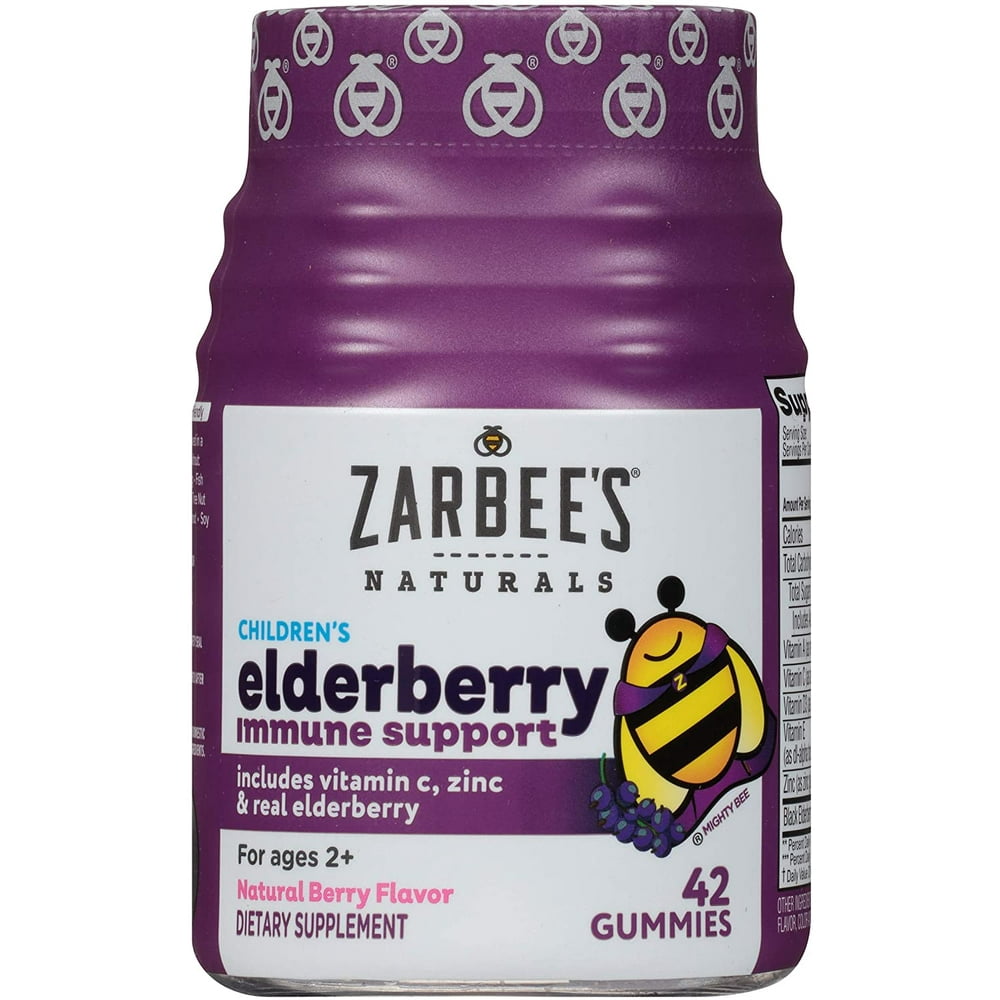 Children's Elderberry Immune Support* with Vitamin C & Zinc, Natural