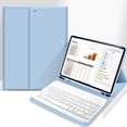 thumbnail image 1 of Funda aoub para iPad de 6ª y 5ª generación de 9,7 pulgadas con teclado Bluetooth, 1 of 7