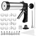 thumbnail image 2 of Churrera Churro Maker Machine Kit, Stainless Steel Churro Maker Kit with 1 Piping Bag and 8 Piping Nozzles, 1 Brush, and 16 Discs, Churro Filler Kit with Recipe Book, Easy to Clean, 2 of 6