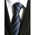 thumbnail image 3 of Set de 6 corbatas para hombre WeiShang, poliéster jacquard, 146 cm, 3 of 7