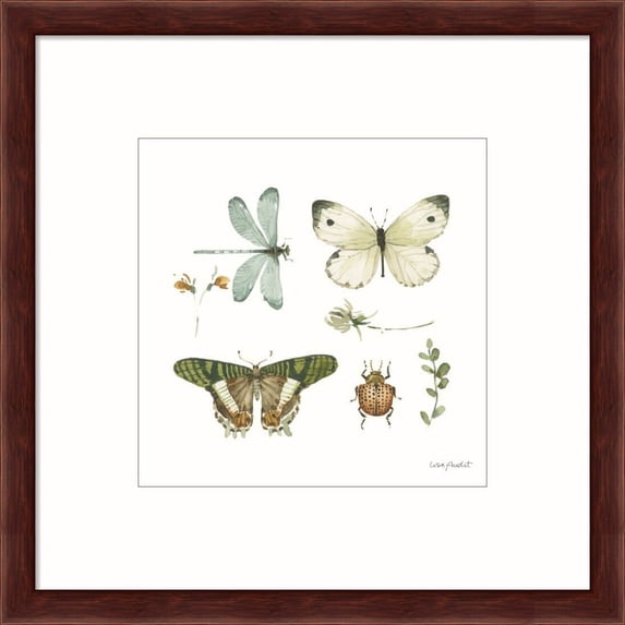 Great Art Now Green Fields X by Lisa Audit, Framed Wall Art, 13.25W x 13.25H