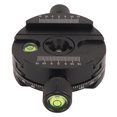 thumbnail image 3 of Adaptador de montaje de placa de liberación rápida con nivel de burbuja para videocámara DSLR, panorámica de 360 grados., 3 of 14
